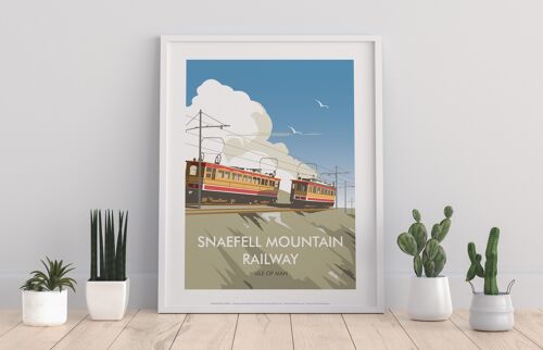 Snaefell Mountain Railway, Isle Of Man Art Print