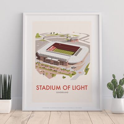 Stadium Of Light, Sunderland By Dave Thompson Art Print