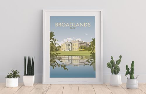 Broadlands, Romsey By Artist Dave Thompson - Art Print