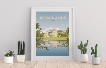 Broadlands, Romsey par l'artiste Dave Thompson - Impression artistique