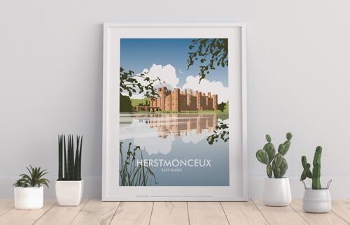 Herstmontceux, East Sussex By Artist Dave Thompson Art Print