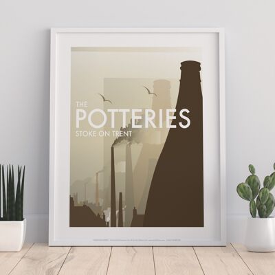 The Potteries, Stoke On Trent By Dave Thompson Art Print