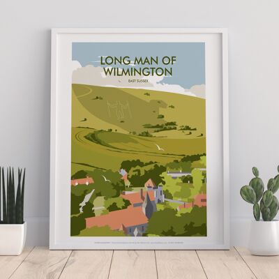 Long Man Of Wilmington, East Sussex -Dave Thompson Art Print