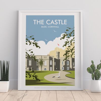 The Castle, Bude, Cornwall By Artist Dave Thompson Art Print
