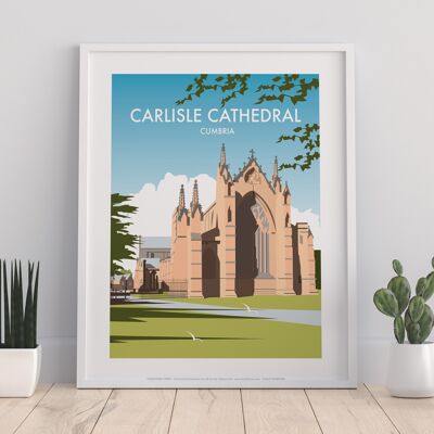 Carlisle Cathedral,Cumbria By Artist Dave Thompson Art Print