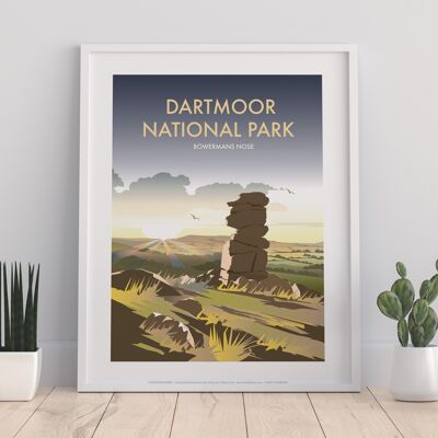 Dartmoor National Park, By Artist Dave Thompson Art Print