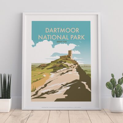 Dartmoor National Park By Artist Dave Thompson Art Print