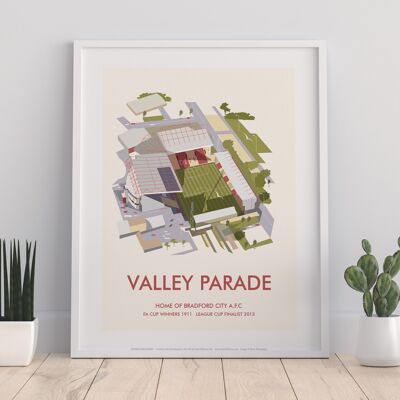 Valley Parade,Bradford City A.F.C By Dave Thompson Art Print