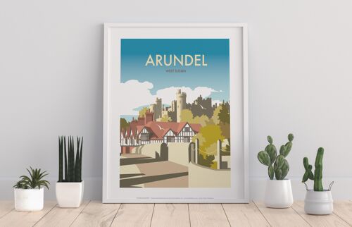 Arundel, West Sussex By Artist Dave Thompson - Art Print