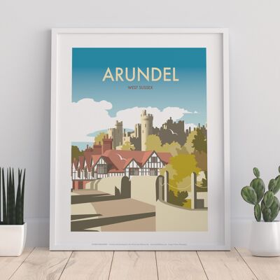 Arundel, West Sussex By Artist Dave Thompson - Art Print