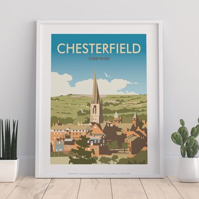 Chesterfield, Derbyshire By Artist Dave Thompson Art Print