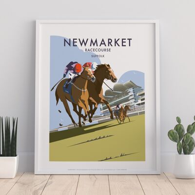 Newmarket Racecourse, Suffolk By Dave Thompson Art Print