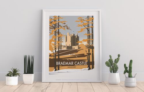 Braemar Castle, Aberdeenshire By Dave Thompson Art Print