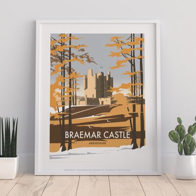 Braemar Castle, Aberdeenshire By Dave Thompson Art Print