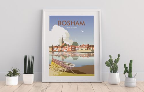 Bosham, West Sussex By Artist Dave Thompson - Art Print