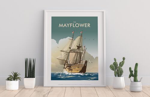 The Mayflower By Artist Dave Thompson - Premium Art Print