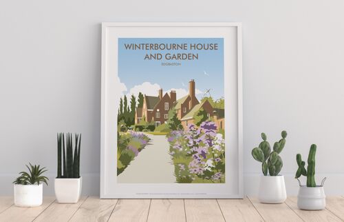 Winterbourne House And Garden, By Dave Thompson Art Print