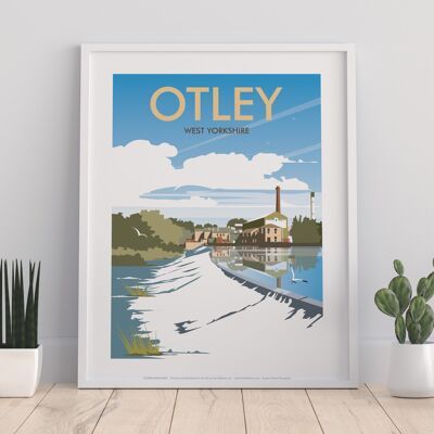 Otley, West Yorkshire By Artist Dave Thompson - Art Print