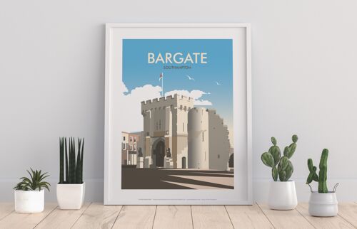 Bargate, Southampton By Artist Dave Thompson - Art Print