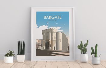 Bargate, Southampton par l'artiste Dave Thompson - Impression artistique
