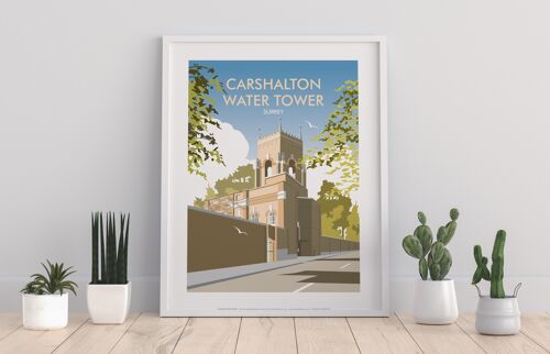 Carshalton Water Tower, Surrey By Dave Thompson Art Print