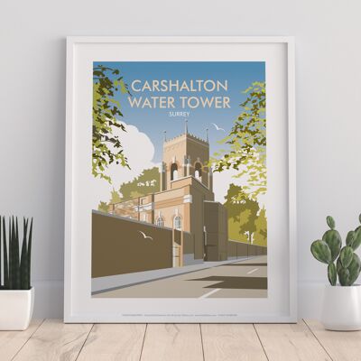 Carshalton Water Tower, Surrey By Dave Thompson Art Print