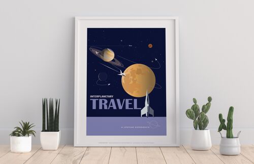 Interplanetary By Artist Dave Thompson - Premium Art Print