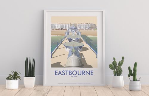 Eastbourne, East Sussex By Artist Dave Thompson Art Print