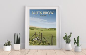 Butts Brow, Eastbourne par l'artiste Dave Thompson - Impression artistique