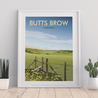 Butts Brow, Eastbourne By Artist Dave Thompson - Art Print