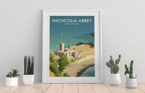 Inchcolm Abbey, Firth Of Forth By Dave Thompson Art Print