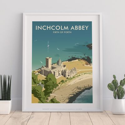 Inchcolm Abbey, Firth Of Forth By Dave Thompson Art Print