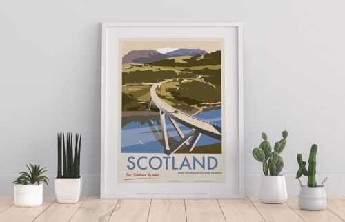 Scotland By Road By Artist Dave Thompson - 11X14” Art Print