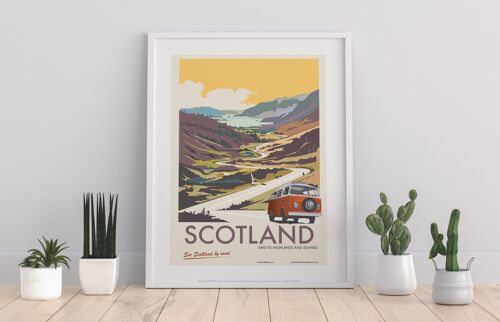 Scotland By Road 3 By Artist Dave Thompson - Art Print