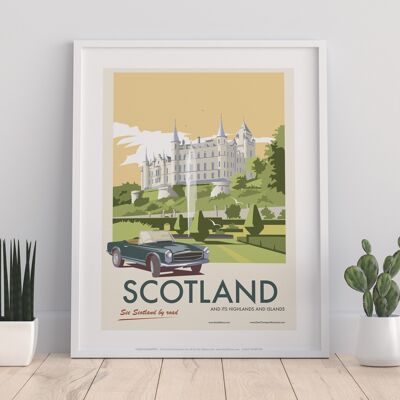 Scotland By Road 4 By Artist Dave Thompson - Art Print