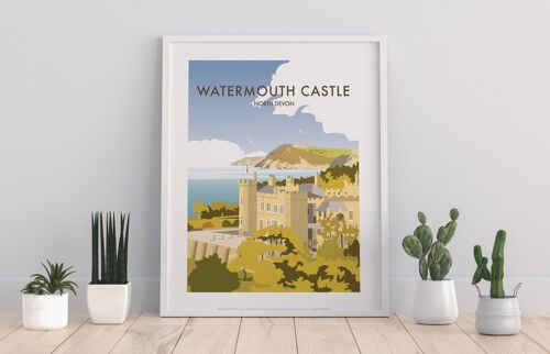Watermouth Castle, North Devon By Dave Thompson Art Print