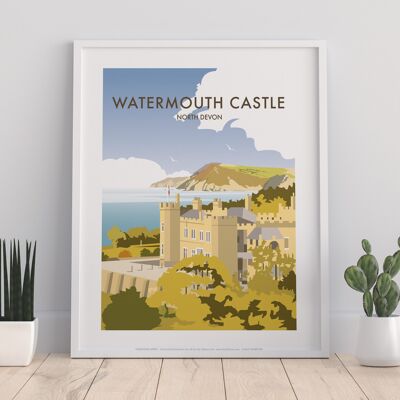 Watermouth Castle, North Devon By Dave Thompson Art Print