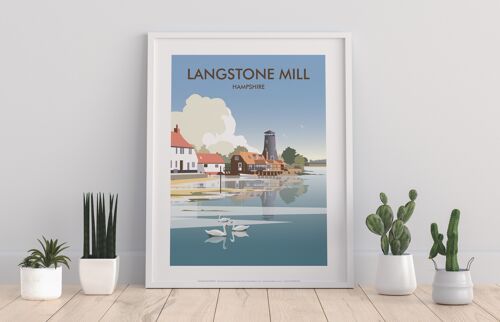 Langstonemill By Artist Dave Thompson - Premium Art Print