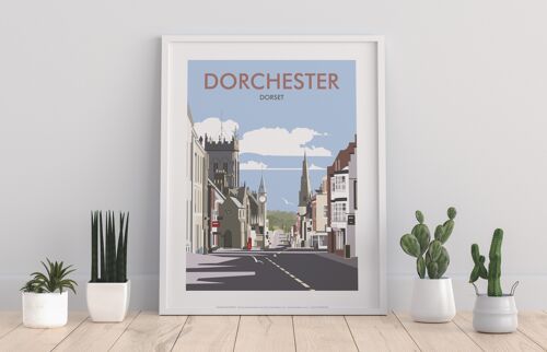 Dorchester, Dorset By Artist Dave Thompson - Art Print