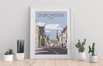 Dorchester, Dorset par l'artiste Dave Thompson - Impression artistique