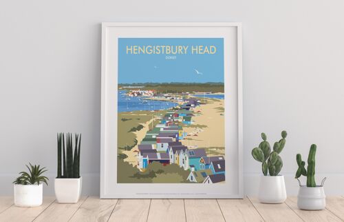 Hengistbury Head, Dorset By Artist Dave Thompson Art Print