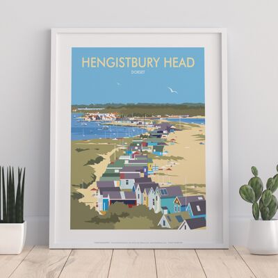 Hengistbury Head, Dorset By Artist Dave Thompson Art Print