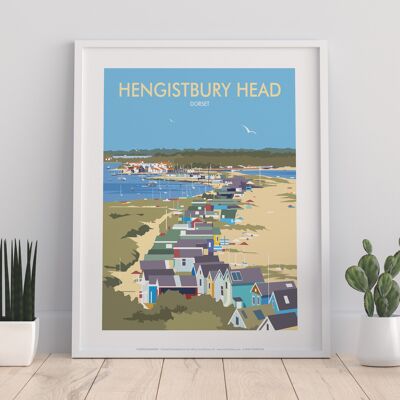 Hengistbury Head, Dorset By Artist Dave Thompson Art Print