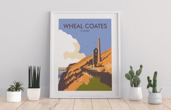 Wheal Coates, St Agnes par l'artiste Dave Thompson - Impression artistique