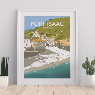 Port Isaac, Cornwall By Artist Dave Thompson - Art Print