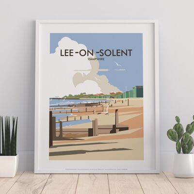 Lee-On-Solent, Hampshire By Artist Dave Thompson Art Print