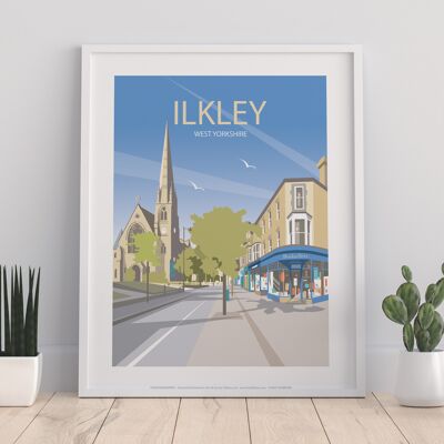 Ilkley, West Yorkshire By Artist Dave Thompson - Art Print