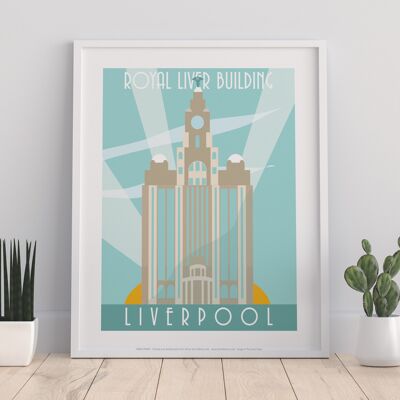 Royal Liver Building, Liverpool - 11X14” Premium Art Print