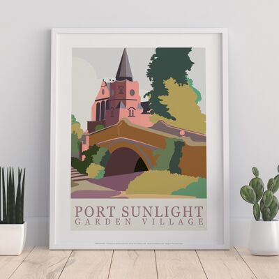 Port Sunlight Garden Village - 11X14” Premium Art Print