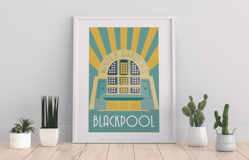 Winter Gardens, Blackpool - 11X14” Premium Art Print